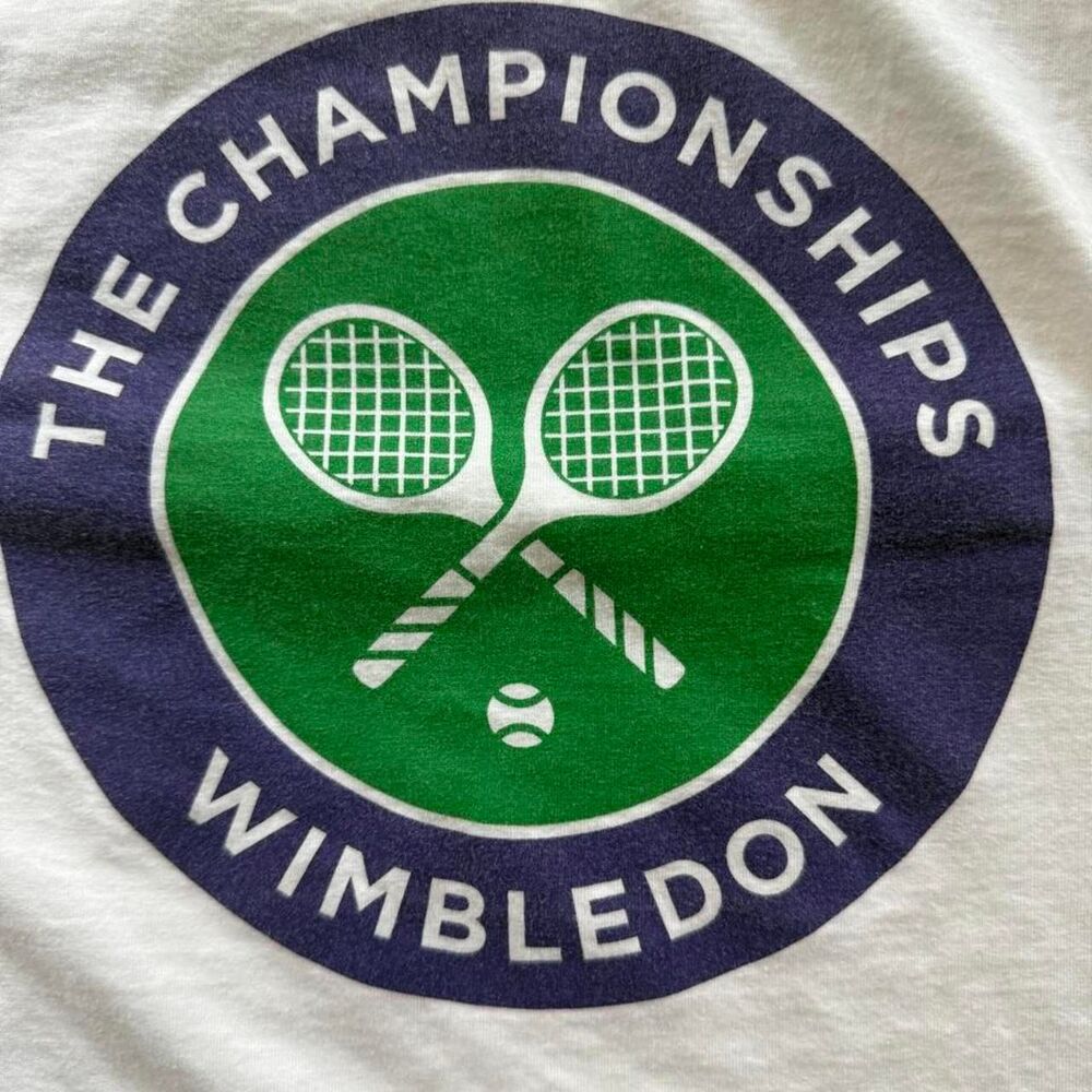 Wimbledon Men's White T-shirt - Picture 3 of 7